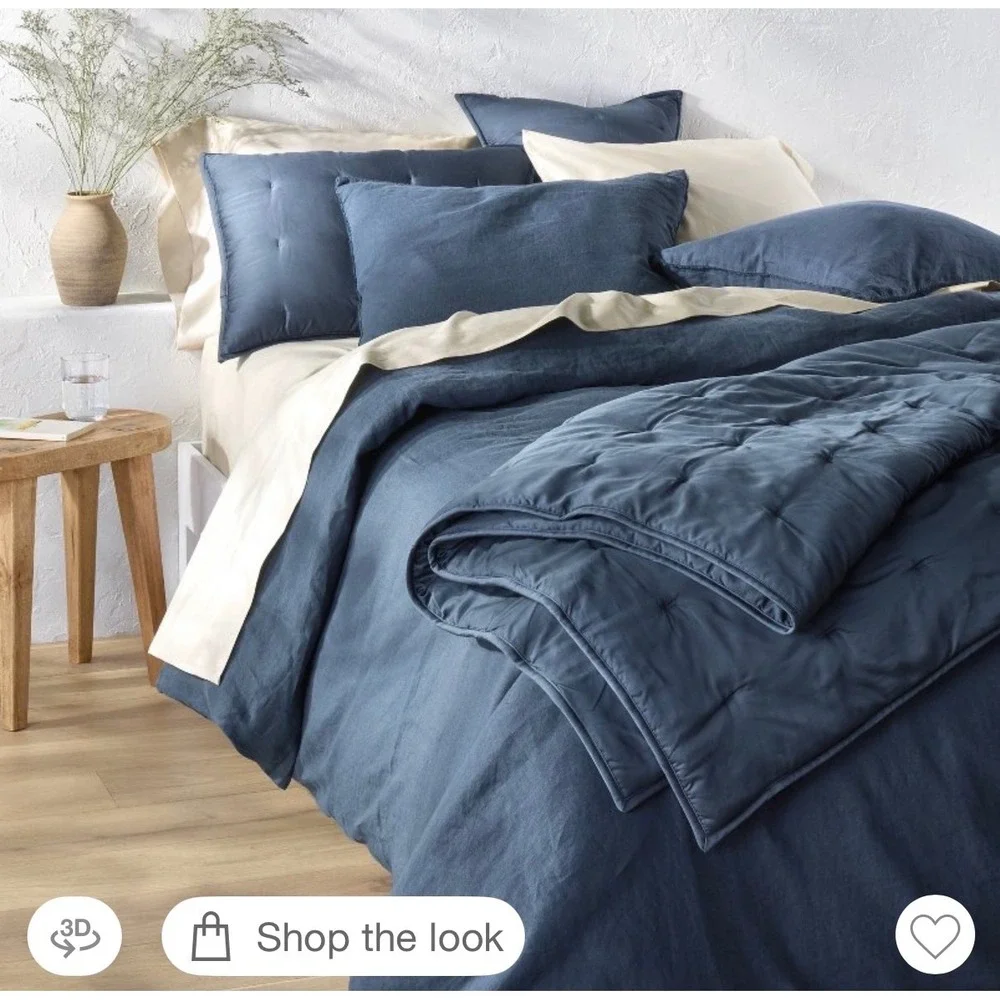 King 600 Thread Count Sateen Pillowcases Natural - Casaluna™